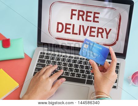 Worldwide Shipping Delivery Express Graphic Concept