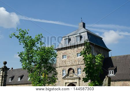 the Castle of lembeck  in the german muensterland