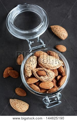 Assorty Of Nuts: Almonds And Hazelnuts