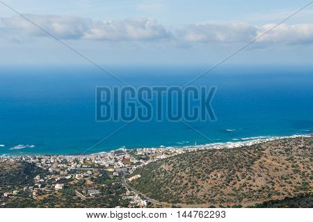 Panoramic View Over The Coast