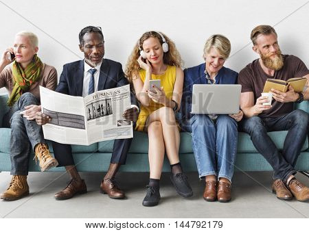 Diversity Group of People Lifestyle Communication Concept