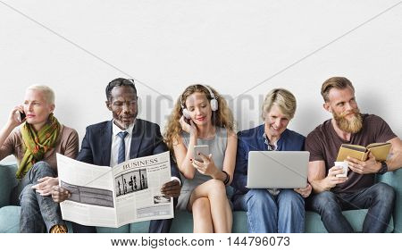 Diversity Group of People Lifestyle Communication Concept