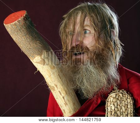 A Man In A Red Shirt