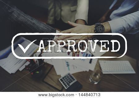 Approved Checked Accessible Authorized Security Concept