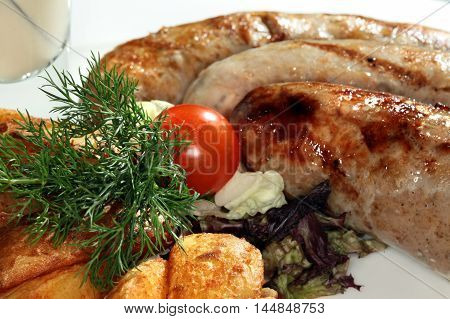 Kupaty With Potatoes