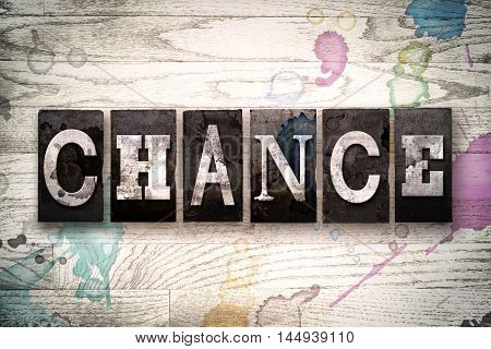 Chance Concept Metal Letterpress Type