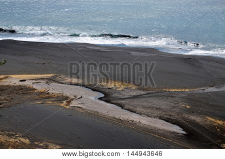 Puddle On The Beach