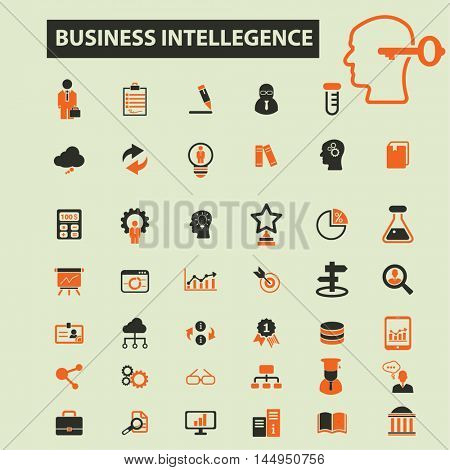 business intellegence icons