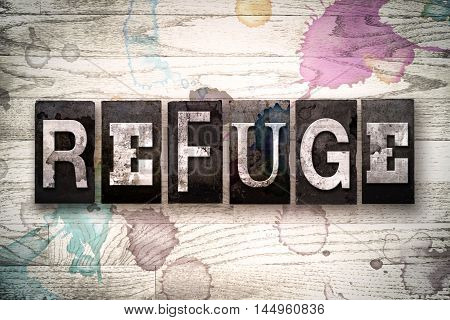 Refuge Concept Metal Letterpress Type
