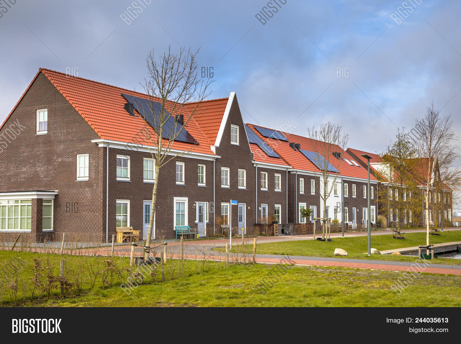 Modern Row Houses Image Photo Free Trial Stock Modern Row Houses Image Photo Free