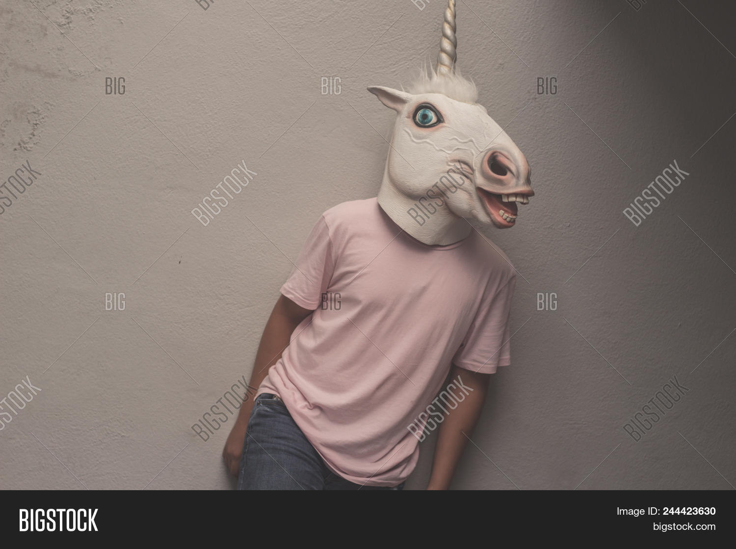 Unicorn Funny Plastic Image Photo Free Trial Bigstock