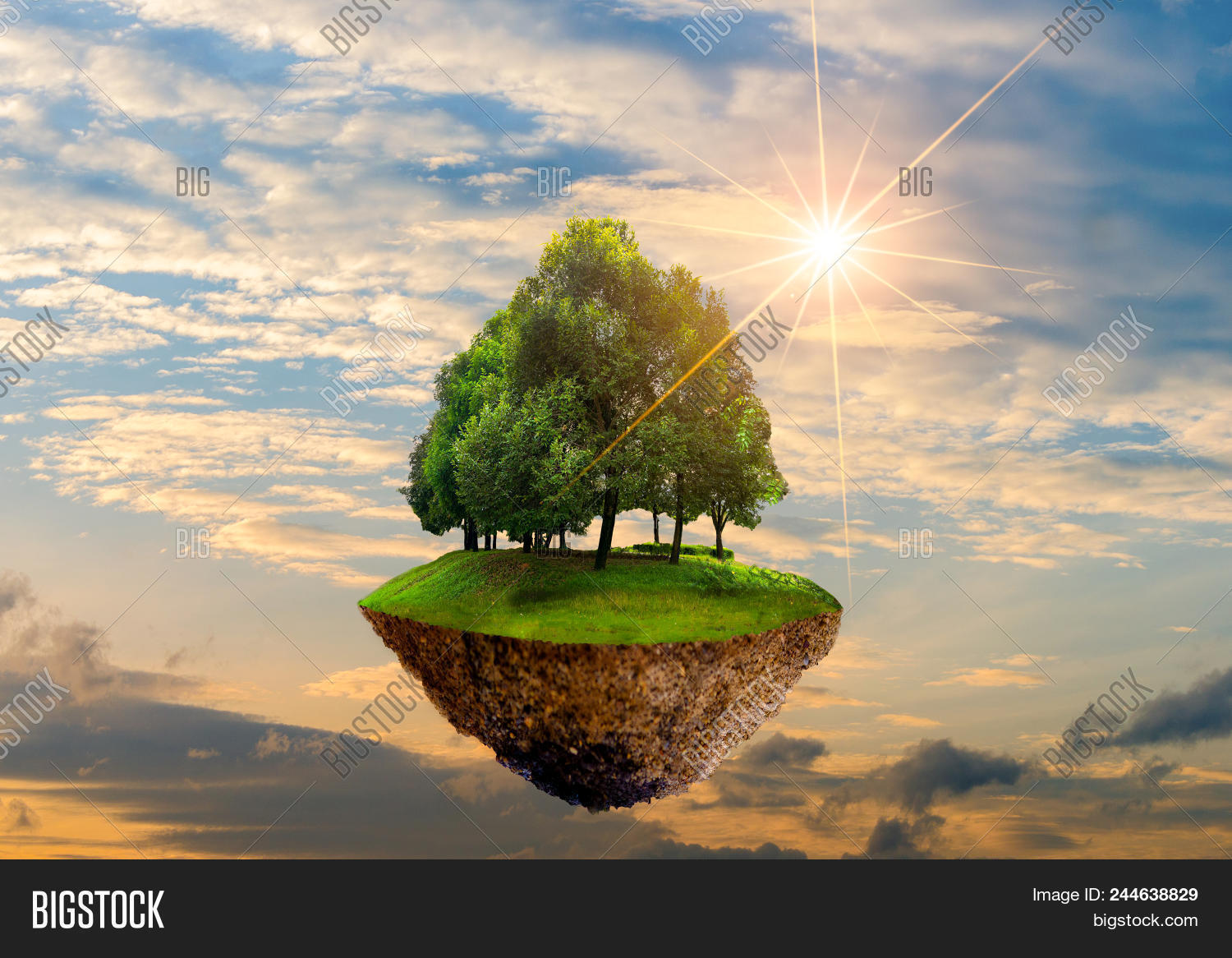 Floating Islands Trees Image & Photo (Free Trial) Bigstock