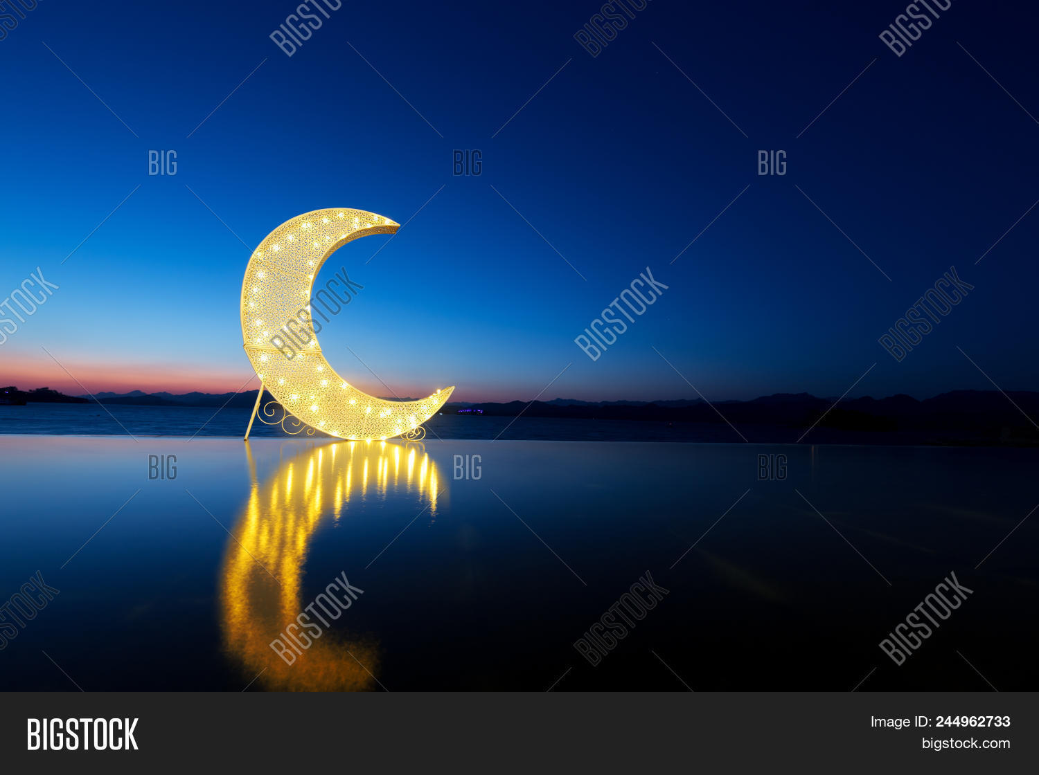 Moon Over Water Image Photo Free Trial Bigstock Moon Over Water Image Photo Free Trial Bigstock