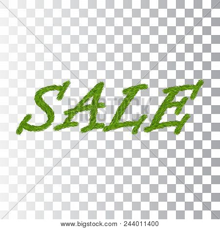 Green Grass Sale Text Vector Photo Free Trial Bigstock