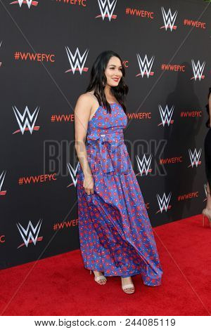 LOS ANGELES - JUN 6:  Brie Bella at the WWE For Your Consideration Event at the TV Academy Saban Media Center on June 6, 2018 in North Hollywood, CA