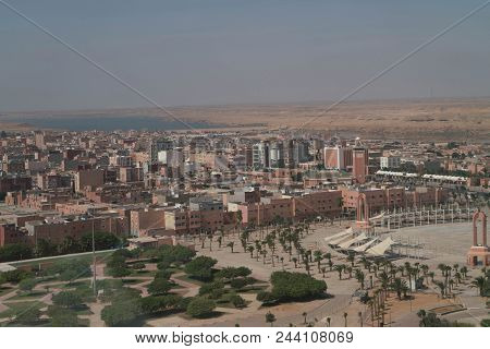 Aerial View Of Sahara, Sahel From Helicopter