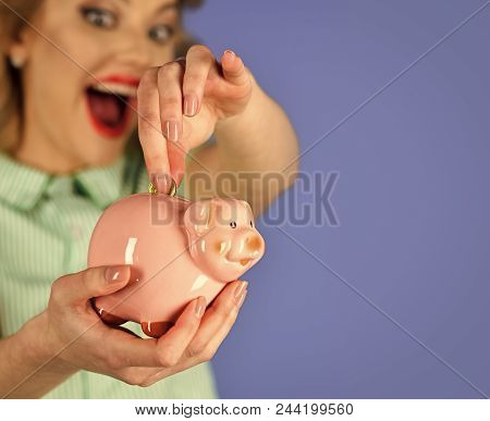 Saving Money. Bankruptcy And Handout, Family Budget. Bankruptcy And Handout, Copy Space