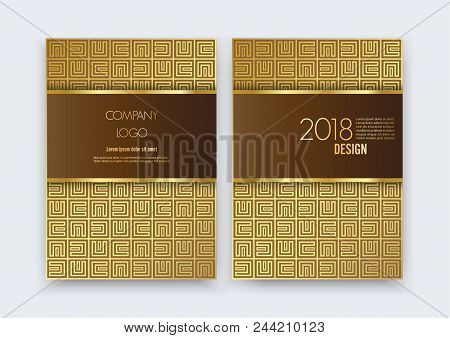 Luxury Premium Chiness Design Background. Brochure Template. Can Be Used For Magazine Cover, Busines