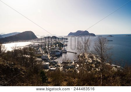 Alesund Beautiful Town In Norway Skandinavia Europe