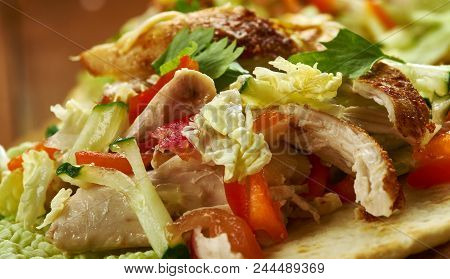 Loaded Chicken Tostadas