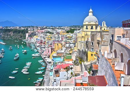 Architecture Of Procida Island, Campania, Italy