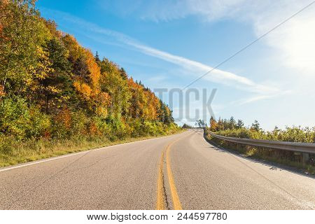 Cabot Trail Scenic View (cabot Trail, Cape Breton, Nova Scotia, Canada)