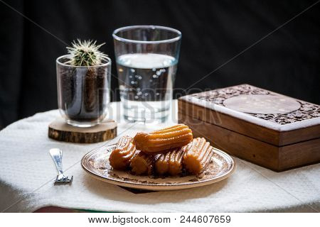 Tulumba Turkish Arabic Bosnian Sweets Dessert Water