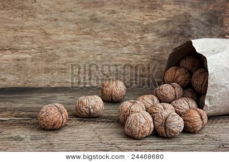 Nuts In Paper Bags
