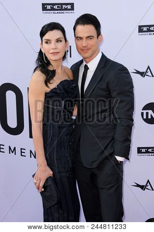 Keith Lieberthal and Julianna Margulies at the AFI's 46th Life Achievement Award Gala Tribute To George Clooney held at the Dolby Theatre in Hollywood, USA on June 7, 2018.