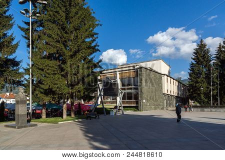 Batak, Bulgaria - May 5, 2018: Center Of Historical Town Of Batak, Pazardzhik Region, Bulgaria