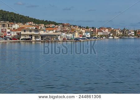 Argostoli, Kefalonia, Greece - May 26, 2015: Panorama To Argostoli Town, Kefalonia, Ionian Islands, 
