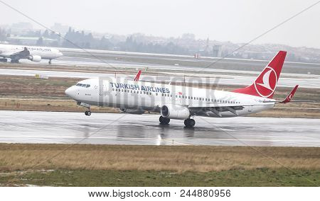 Airplane Landing To Airport