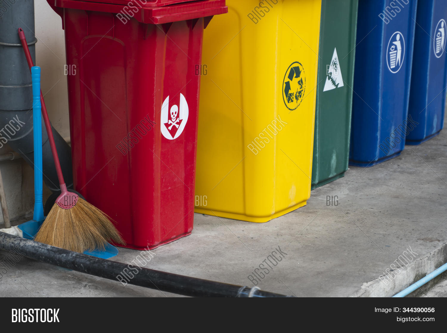 Garbage Trash Bins Image & Photo (Free Trial) Bigstock