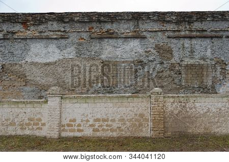 The Wall Of The Old Industrial Building