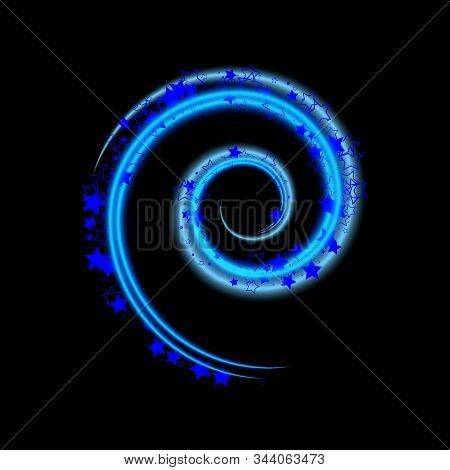 Vector Wonderful Swirling Backdrop With Space For Text.