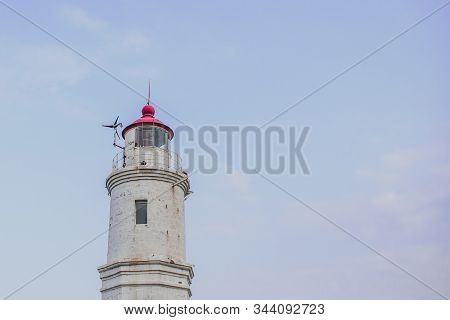 Lighthouse Egersheld On A Summer Evening In Vladivostok In The Far East Of Russia