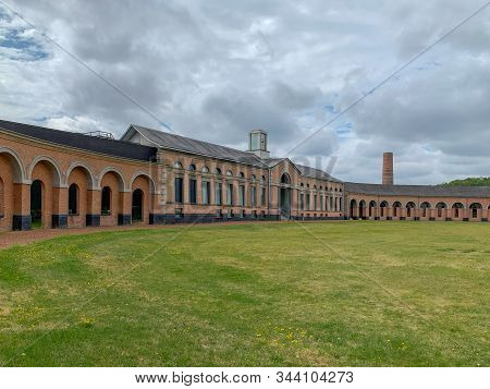 The Grand Hornu, Old Industrial Coal Mining Complex And Company Town In Hornu, Near Mons, Belgium. I