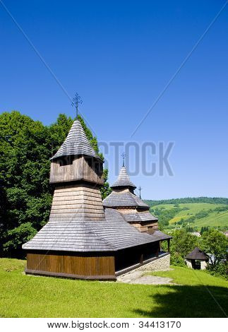 Dřevěný kostel, Lukov, Slovensko