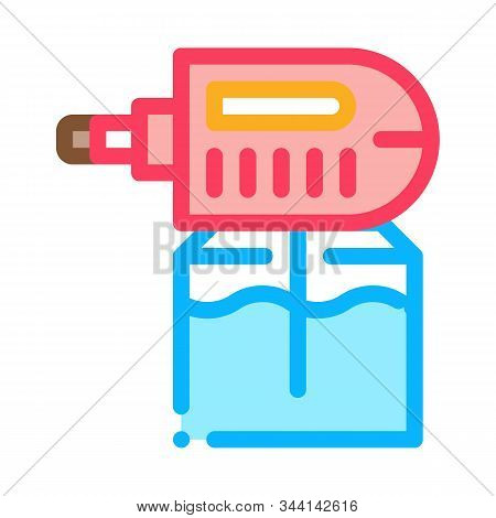 Electric Mosquito Icon Vector. Outline Electric Mosquito Sign. Isolated Contour Symbol Illustration