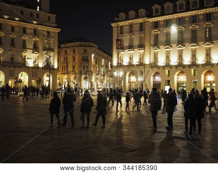 Piazza Castello Square In Turin