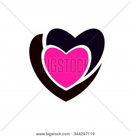 Heart Icon . Simple Heart , Love Logo. Love Icon Sign. Heart Icon Vector, Love Hearts, Heart Icon Ve
