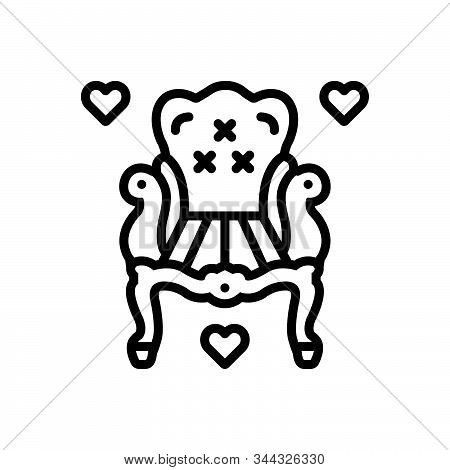 Black Line Icon For Antic-chair Antic Chair Furniture Armchair Comfortable Heritage