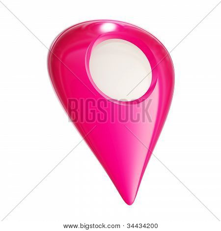 Geo-tag travel blank ikon isoleret
