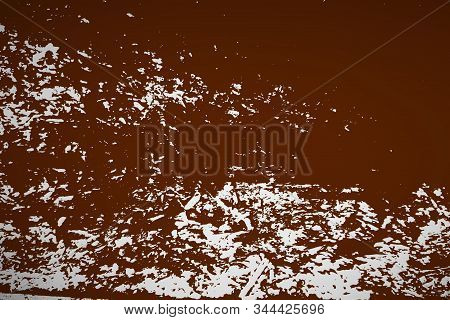 Grunge Red Texture For Your Design. Empty Expressive Distressed Background. Eps10 Vector.