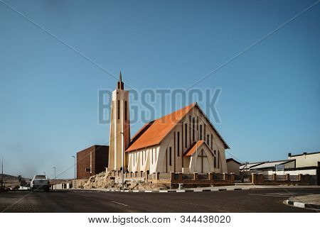 Felsenkirche, An Old Colonial Historic German Church In Luederitz
