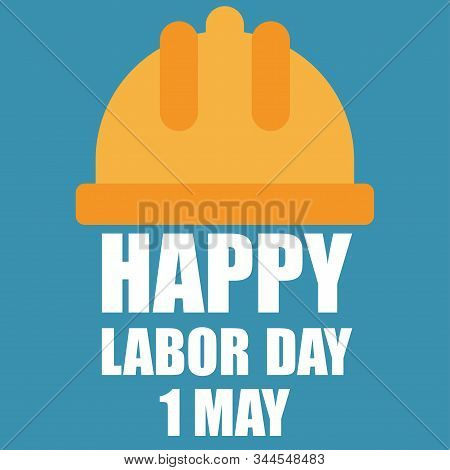 Happy Labor Day Flat Design Background Vector Illustration
