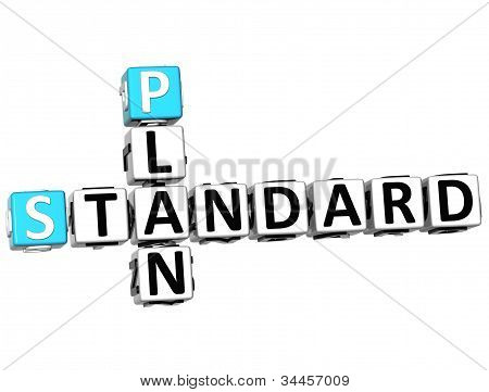 3D Standard Plan krydsord