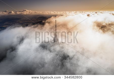 Jested Is A Mountain In The North Of The Czech Republic, Southwest Of Liberec. With A Promise Of 517