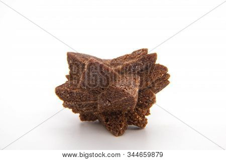 Macro Photography Of Natural Mineral From Geological Collection - Raw Glendonite Stone Murmansk