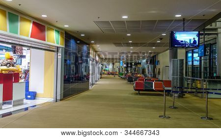 Departure Hall Of Kuala Lumpur Airport